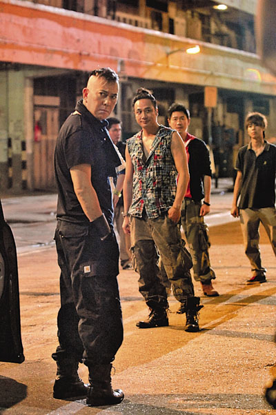 Anthony Wong & Francis Ng in happier times, Laughing Gor: Turning Point, 2009