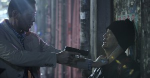 Louis Koo and pistol, Wild City, 2015